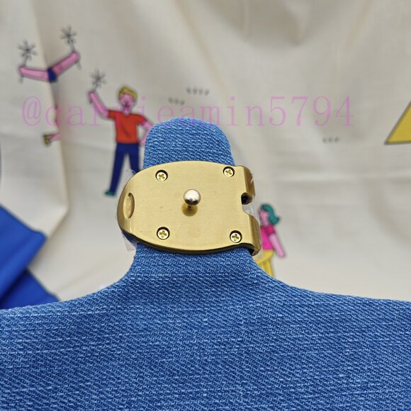 Coach denim blue TIMES SQUARE QUILT TABBY SHOULDER BAG - Picture 4 of 10